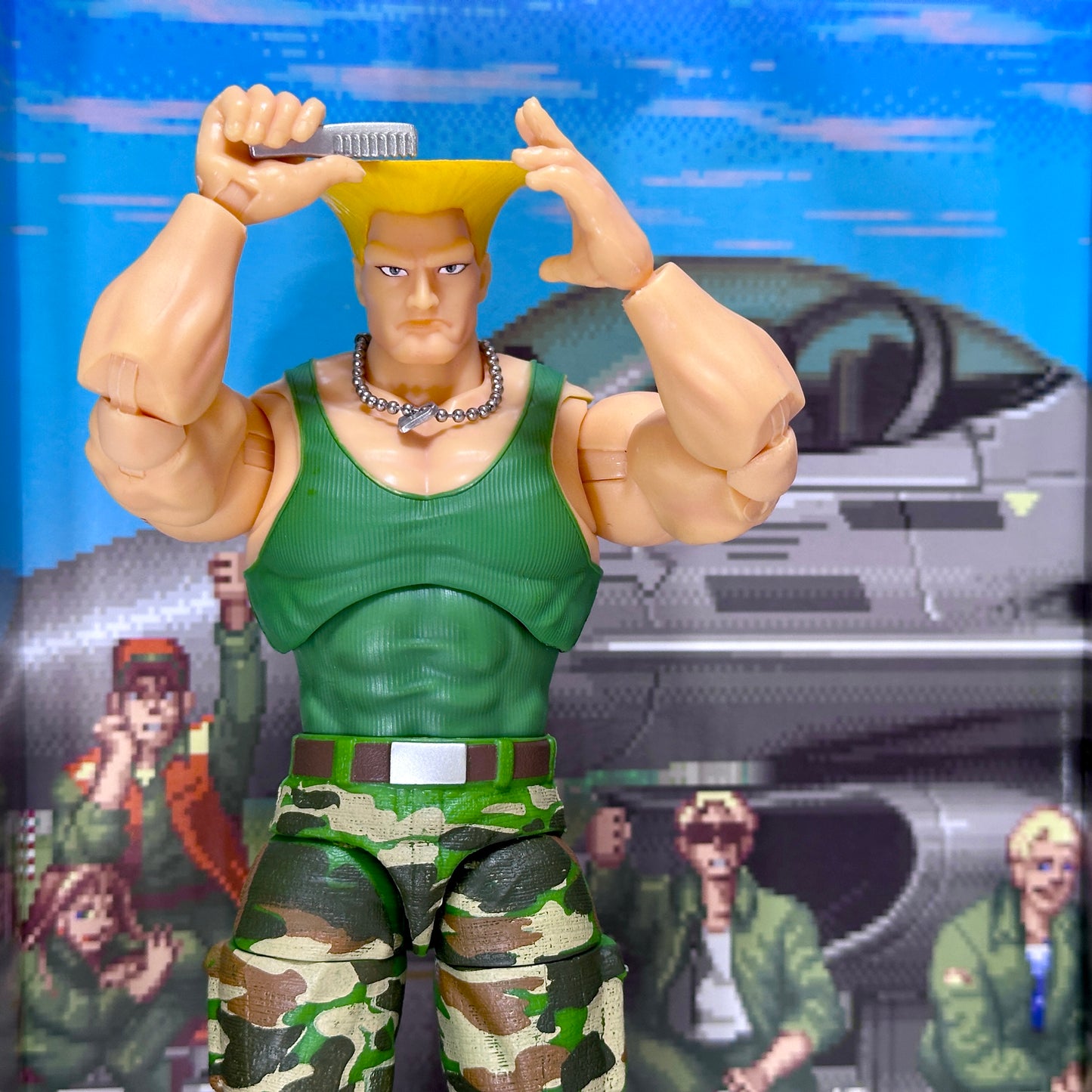 Jada Street Fighters JD34689 Guile ストリートファイタ ガイル