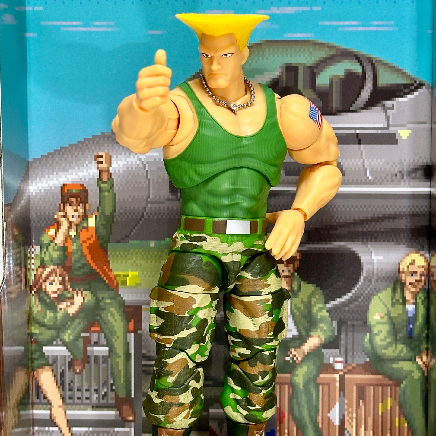 Jada Street Fighters JD34689 Guile ストリートファイタ ガイル