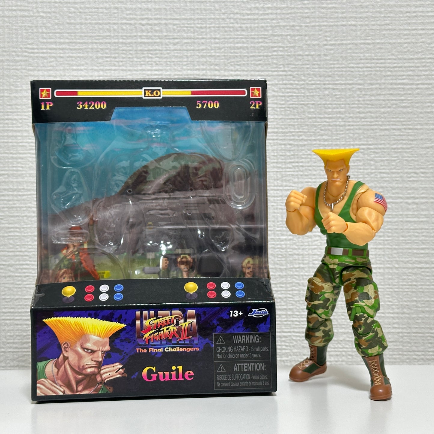 Jada Street Fighters JD34689 Guile ストリートファイタ ガイル