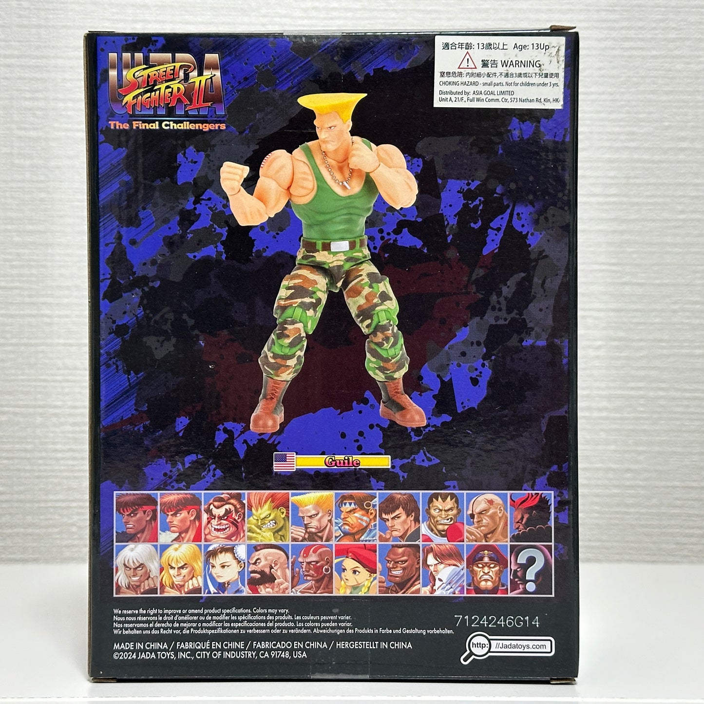 Jada Street Fighters JD34689 Guile ストリートファイタ ガイル