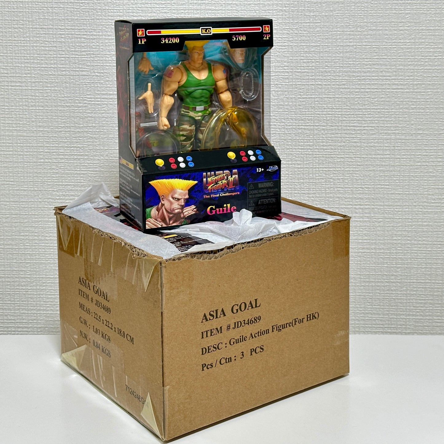 Jada Street Fighters JD34689 Guile ストリートファイタ ガイル