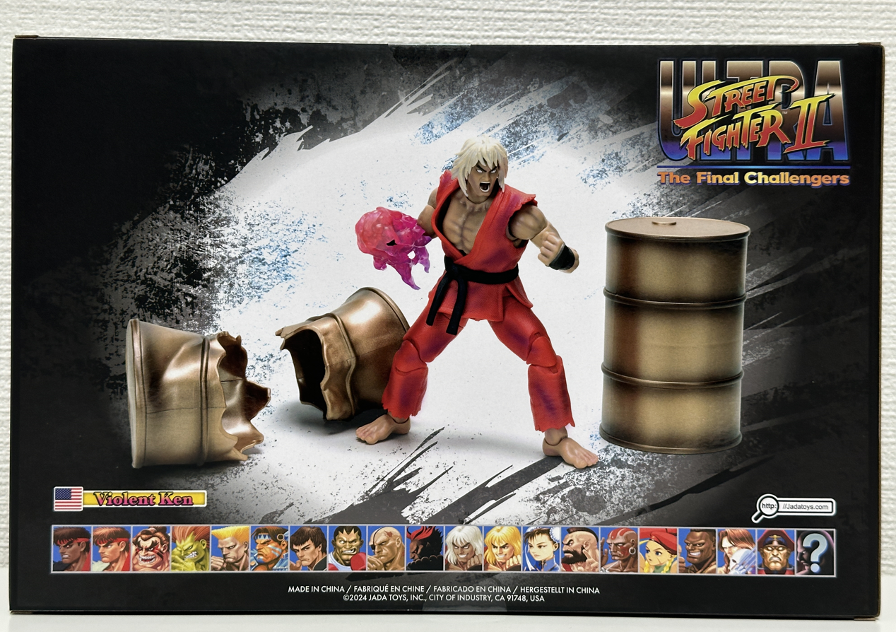 Jada Street Fighters JD35552 Next Level Violent Ken ストリートファイター 次のレベル バイオレントケン