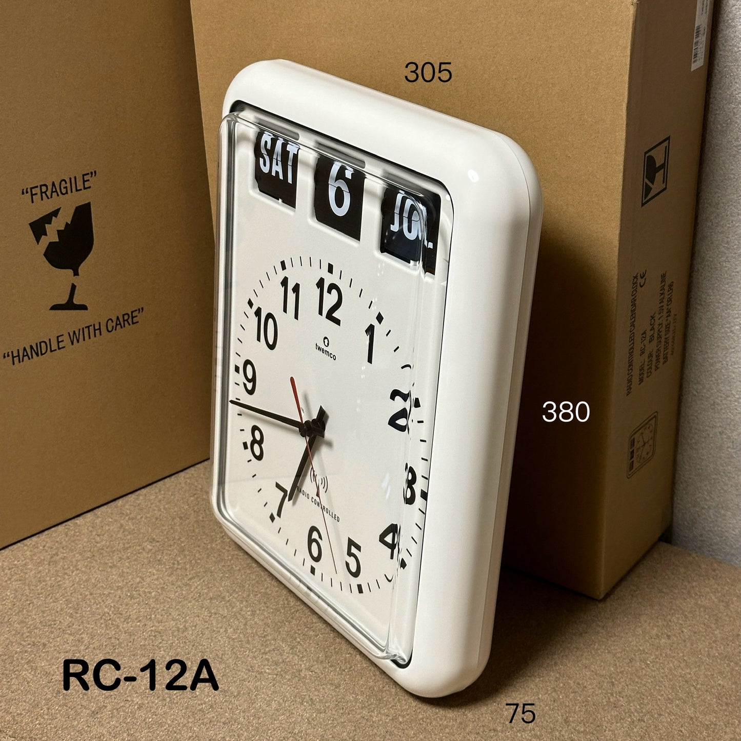 TWEMCO RC-12A トゥエンコ 電波掛け時計