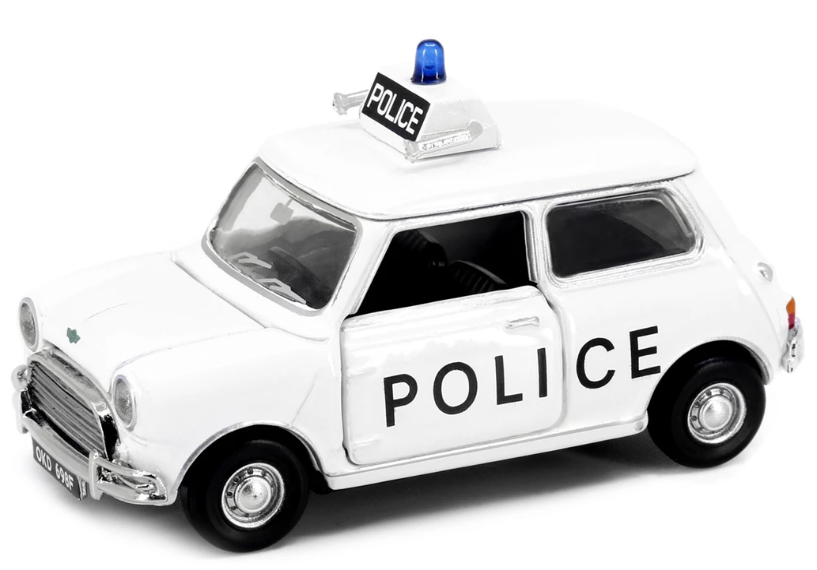 Tiny City UK20 Die-cast Model Car - Mini Cooper Mk II Liverpool and Bootle Constabulary (White) タイニー シティ UK20 ダイキャスト モデルカー - ミニ クーパー Mk II リバプール アンド ブートル警察 (ホワイト)