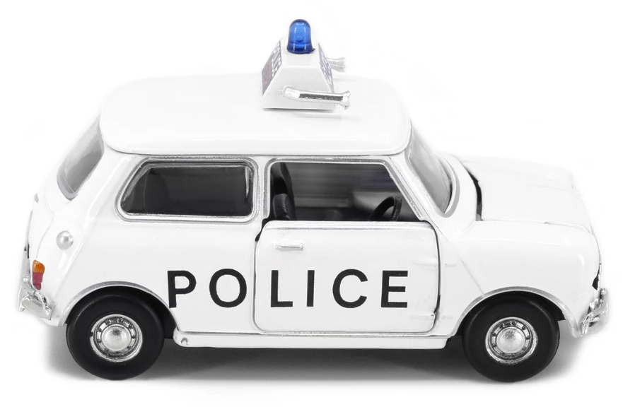 Tiny City UK20 Die-cast Model Car - Mini Cooper Mk II Liverpool and Bootle Constabulary (White) タイニー シティ UK20 ダイキャスト モデルカー - ミニ クーパー Mk II リバプール アンド ブートル警察 (ホワイト)