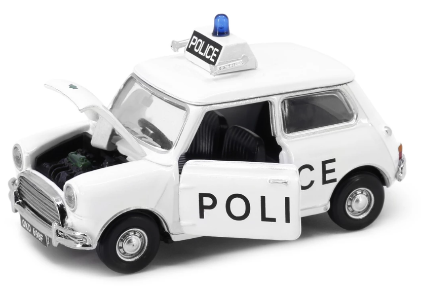 Tiny City UK20 Die-cast Model Car - Mini Cooper Mk II Liverpool and Bootle Constabulary (White) タイニー シティ UK20 ダイキャスト モデルカー - ミニ クーパー Mk II リバプール アンド ブートル警察 (ホワイト)