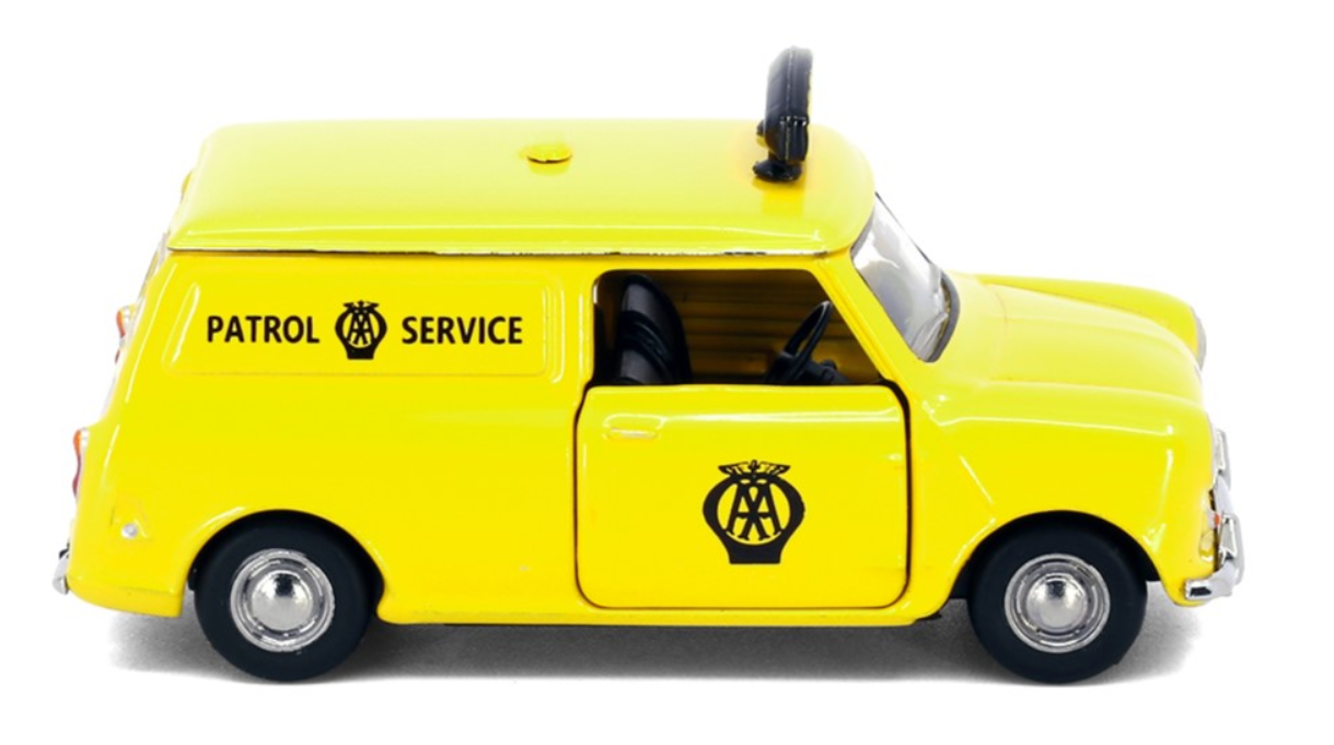 Tiny City Die-cast Model Car - AUSTIN Mini Van AA UK タイニーシティ ダイキャストモデルカー - オースティン ミニバン AA UK