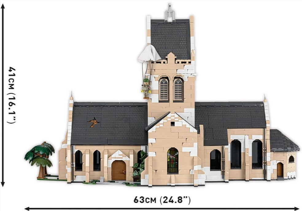 コビー COBI 2299 Sainte-Mère-Église Church 教会 WWII D-Day