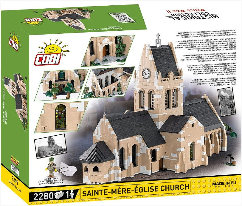 コビー COBI 2299 Sainte-Mère-Église Church 教会 WWII D-Day