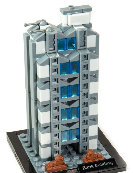 Tiny Block B08 Bank Building タイニーブロック B08 銀行ビル