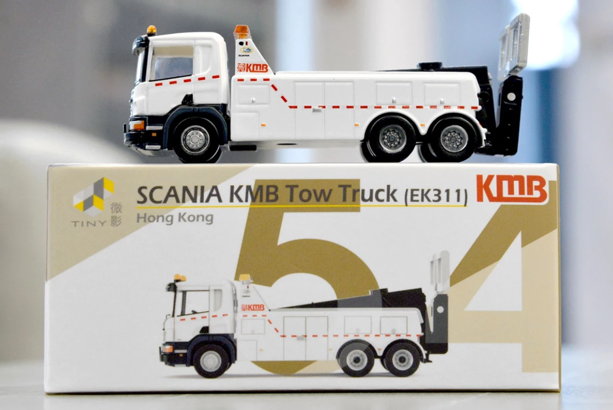 Tiny City Die-cast Model Car - 1/ 110 KMB SCANIA Tow Truck EK311 タイニーシティ ダイキャストモデルカー - 1/110 KMB SCANIA レッカー車 EK311