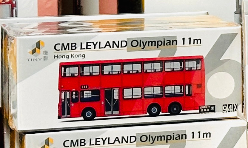 Tiny City Die-cast Model Car - CMB Leyland Olympian 11m (94X) タイニー シティ ダイキャスト モデルカー - CMB レイランド オリンピアン 11m (94X)