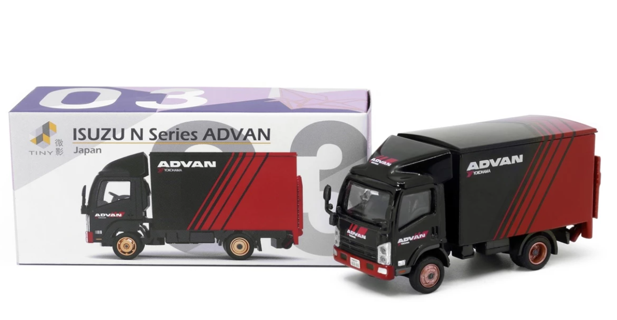 Tiny City JP3 Die-cast Model Car - ISUZU N Series (ADVAN) 五十鈴 いすゞ Nシリーズ (アドバン)