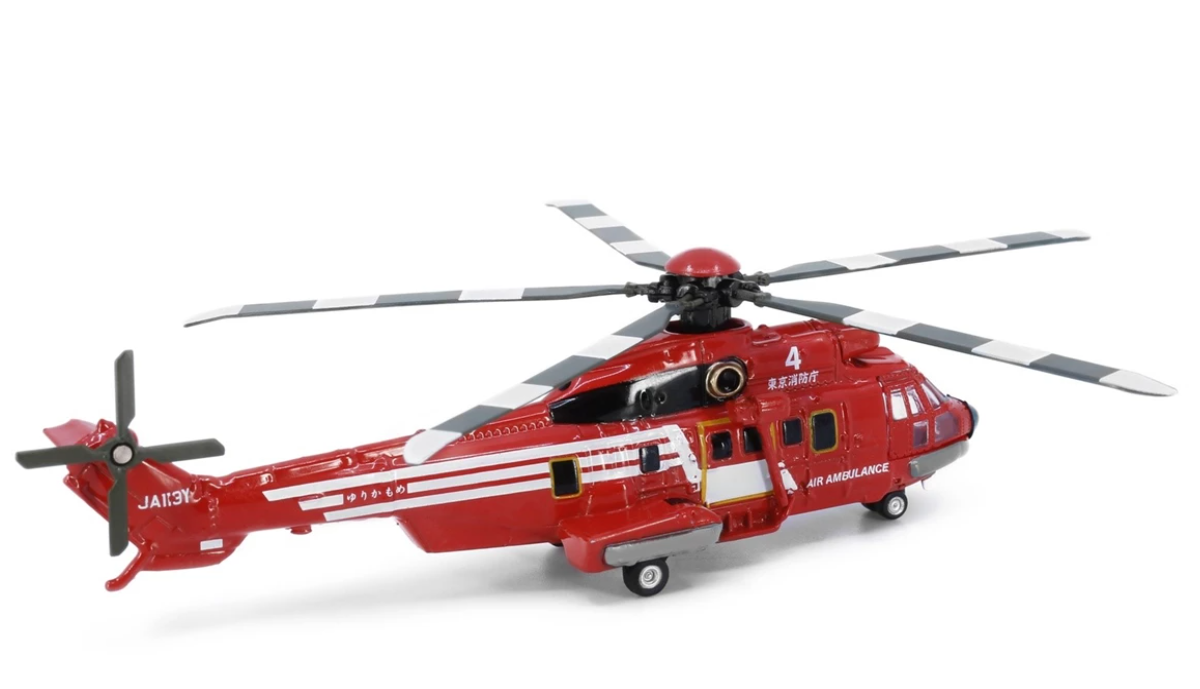 Tiny City JP4 Die-cast Model Car - Tokyo Fire Department Helicopter 東京消防庁 ヘリコプター