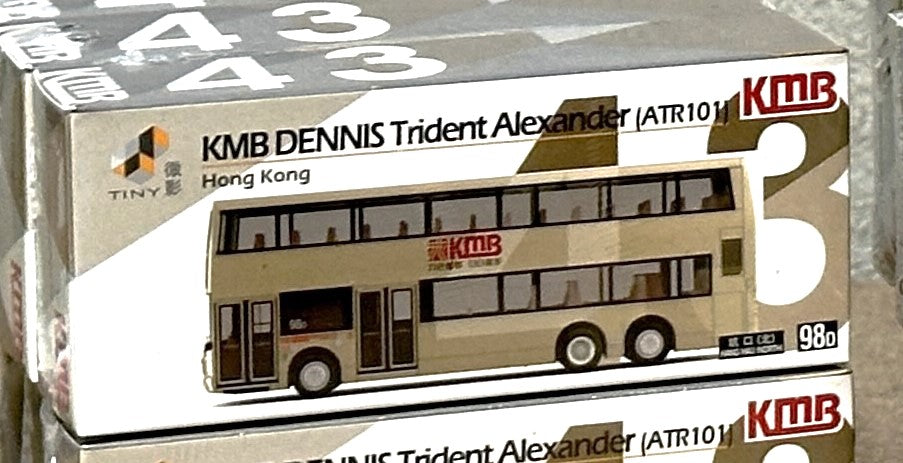 Tiny City KMB43 Die-cast Model Car - KMB DENNIS Trident Alexander ATR101 (98D) デニス トライデント アレクサンダー