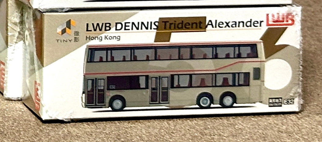 Tiny City KMB56 Die-cast Model Car - LWB DENNIS Trident Alexander (E32) デニス トライデント アレクサンダー