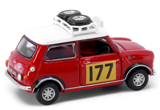 Tiny City Diecast 177 - Mini Cooper Mk1 Rally #177 タイニー シティ ダイキャスト 177 - ミニ クーパー Mk1 ラリー #177
