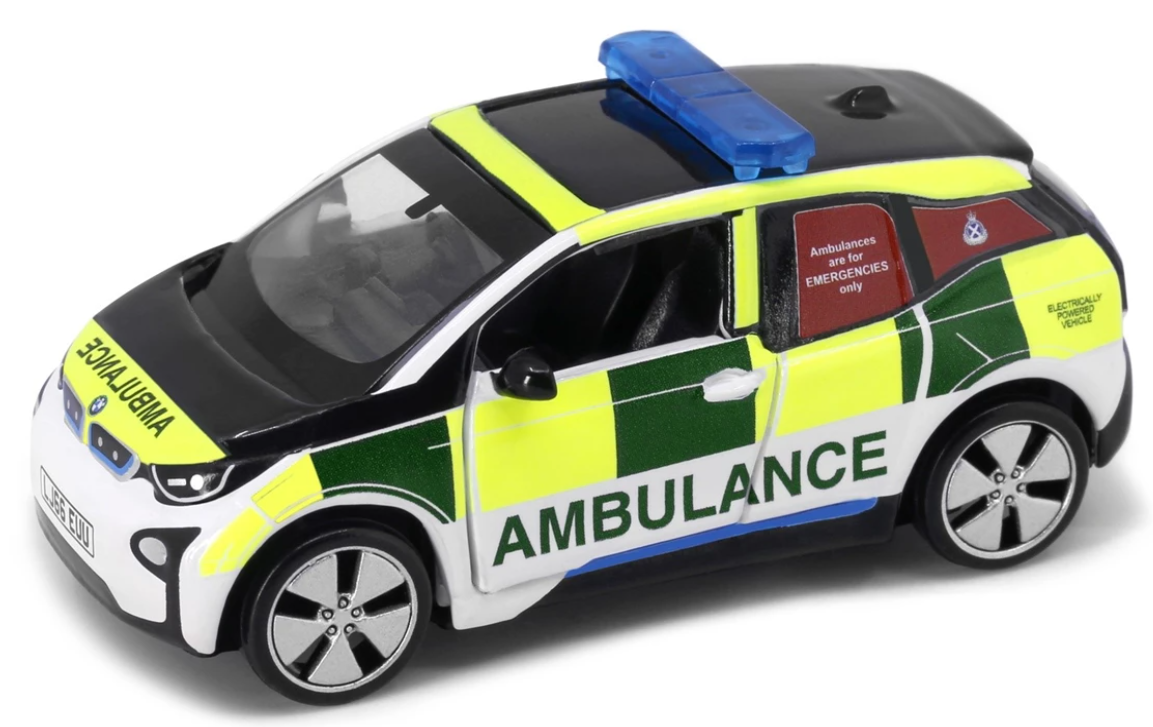 Tiny City UK17 Die-cast Model Car - BMW i3 Scottish Ambulance Service スコットランド救急サービス