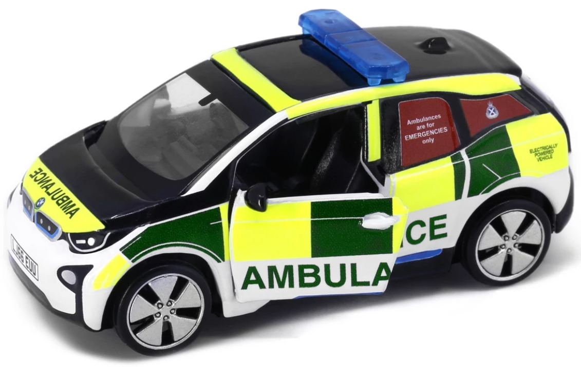 Tiny City UK17 Die-cast Model Car - BMW i3 Scottish Ambulance Service スコットランド救急サービス