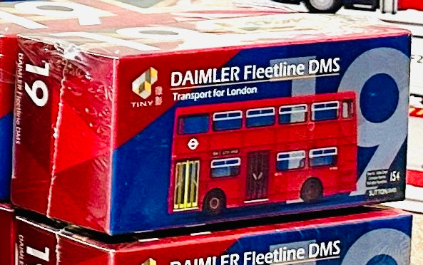 Tiny City UK19 Die-cast Model Car - London Transport DAIMLER Fleetline DMS (154) ロンドン交通局ダイムラーフリートラインDMS (154)