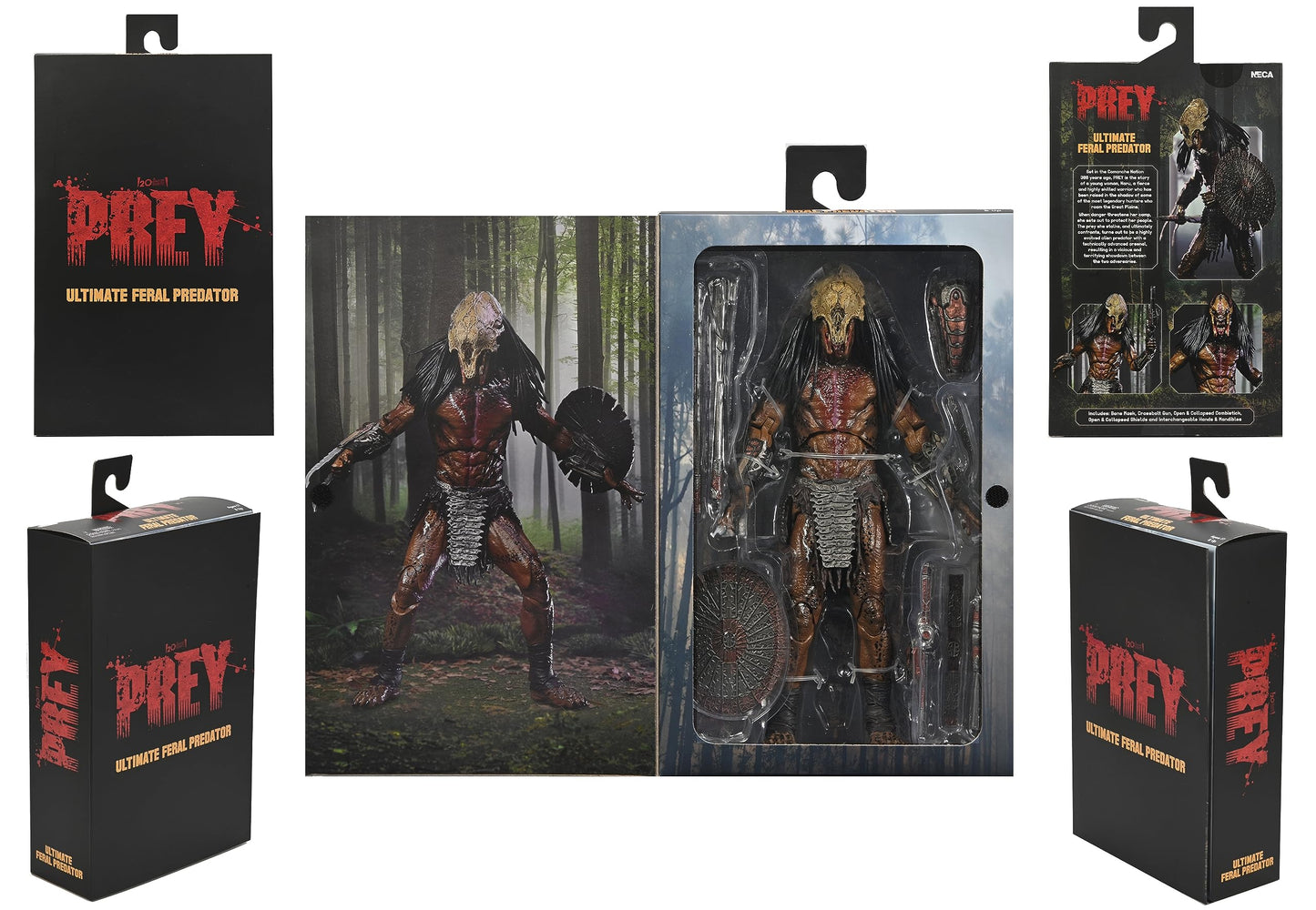 PREY 7” Scale Action Figure – Ultimate Feral Predator PREY 7インチスケールアクションフィギュア – 究極の野生の捕食者