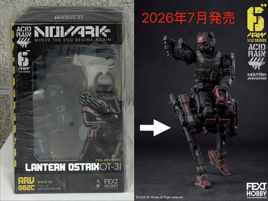 ACID RAIN WORLD《酸雨戦争》アシッドレインワールド  FXH-ARV-002C Lantern Ostrix OT-3I  NOVARK Where the End Begins Again WAVE 0.2  1:12 /6” アクションフィギュア [FEXT HOBBY]