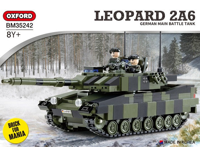 Oxford オックスフォード ブリックマニア レオパルト2A6 戦車 Brick mania Leopard Tank BM35242 ミリタリーブロック玩具