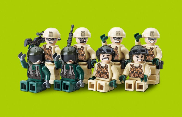 Oxford オックスフォード コブラ 戦闘チーム 在韓米軍ストライカー旅団 CJ36525 ミリタリーブロック玩具