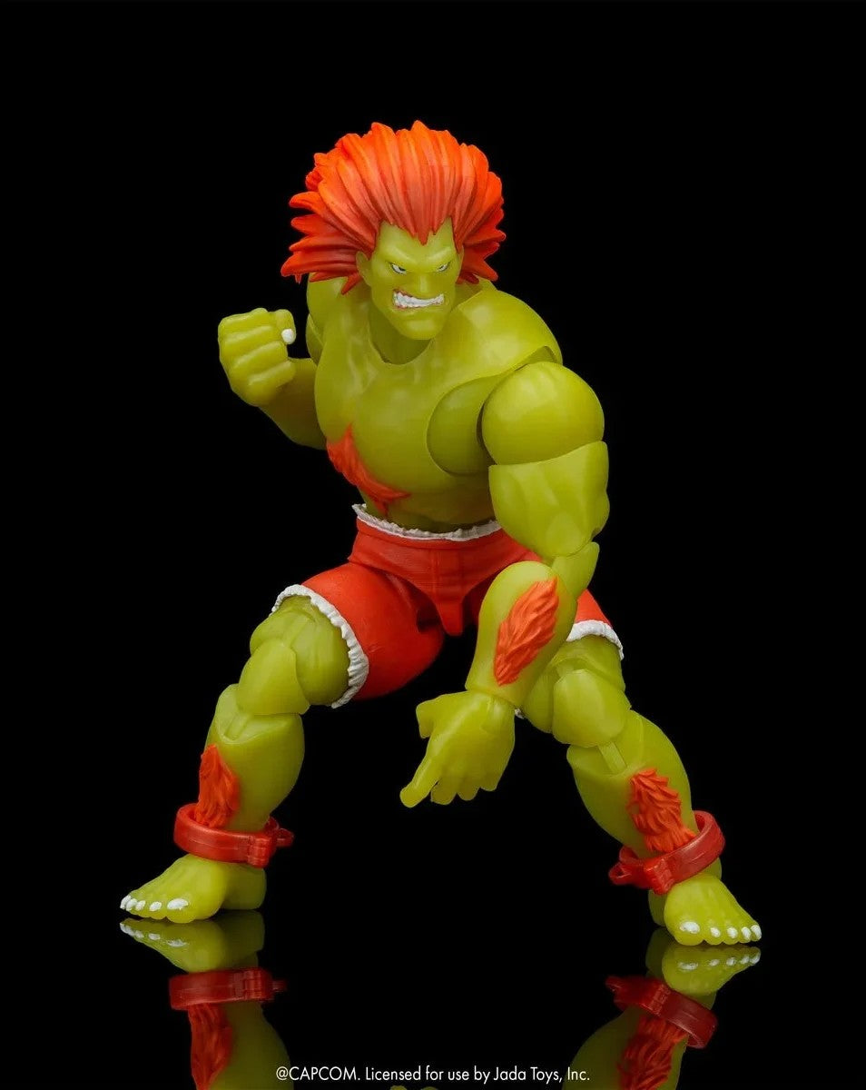 JADA TOYS Street Fighter ストリートファイター Blanka ブランカ（Glow in the Dark / 蓄光）1/12 アクションフィギュア JD36976