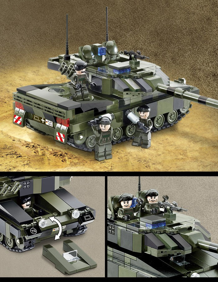 Oxford オックスフォード ブリックマニア レオパルト2A6 戦車 Brick mania Leopard Tank BM35242 ミリタリーブロック玩具