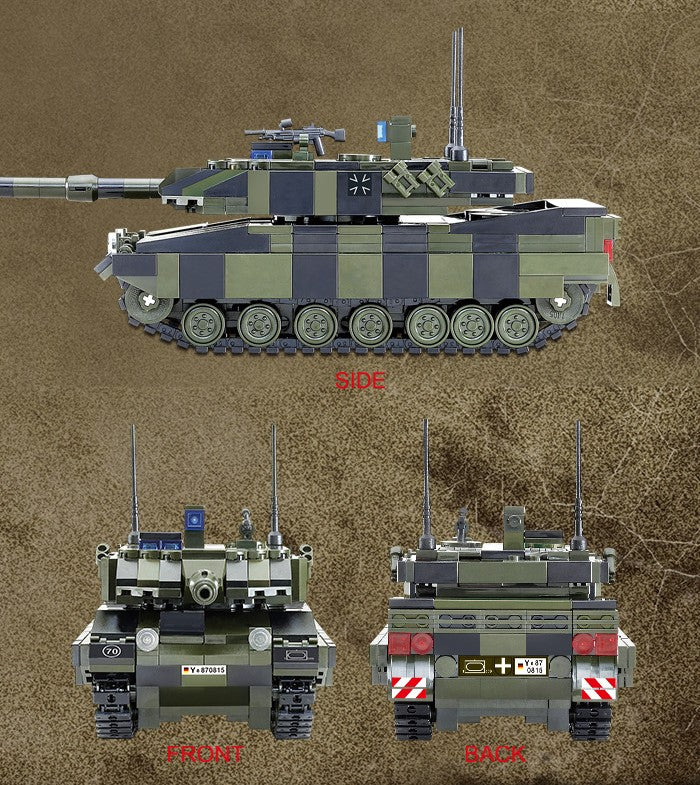 Oxford オックスフォード ブリックマニア レオパルト2A6 戦車 Brick mania Leopard Tank BM35242 ミリタリーブロック玩具