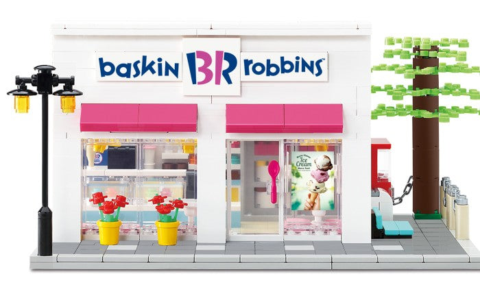 Oxford オックスフォード スイーツ バスキンロビンス Baskin Robbins アイスクリームショップ HS33913 ブロック玩具