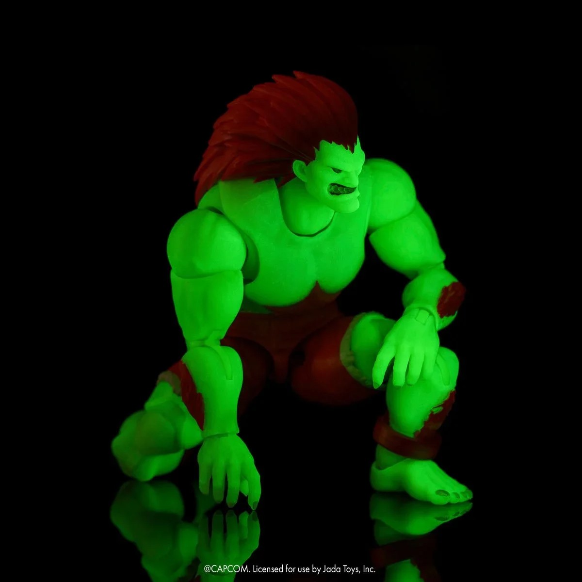 JADA TOYS Street Fighter ストリートファイター Blanka ブランカ（Glow in the Dark / 蓄光）1/12 アクションフィギュア JD36976