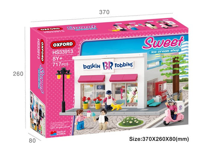 Oxford オックスフォード スイーツ バスキンロビンス Baskin Robbins アイスクリームショップ HS33913 ブロック玩具