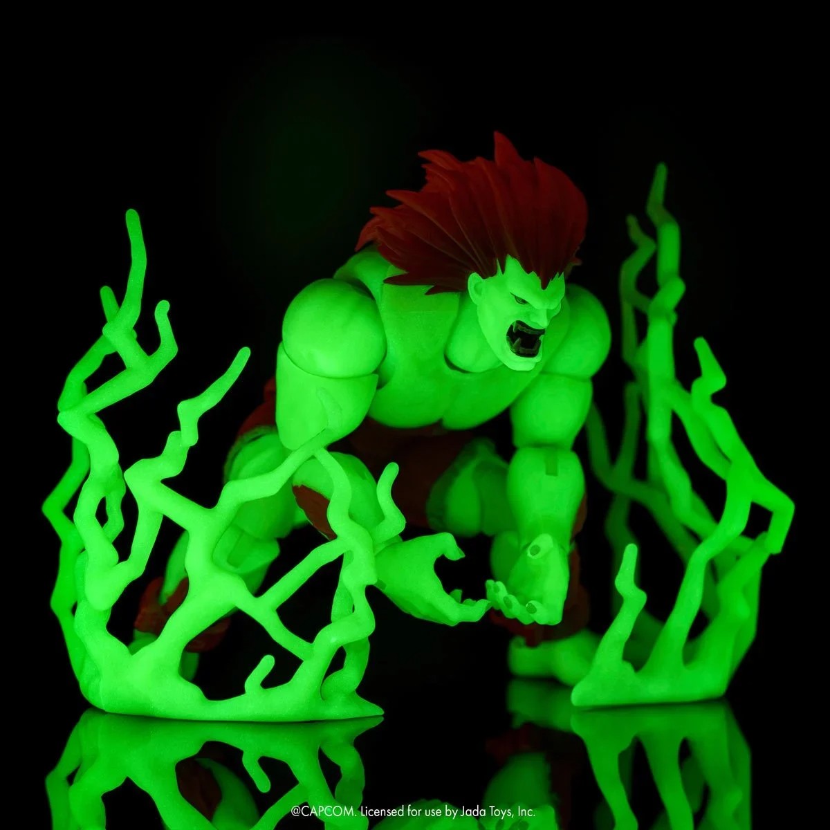 JADA TOYS Street Fighter ストリートファイター Blanka ブランカ（Glow in the Dark / 蓄光）1/12 アクションフィギュア JD36976