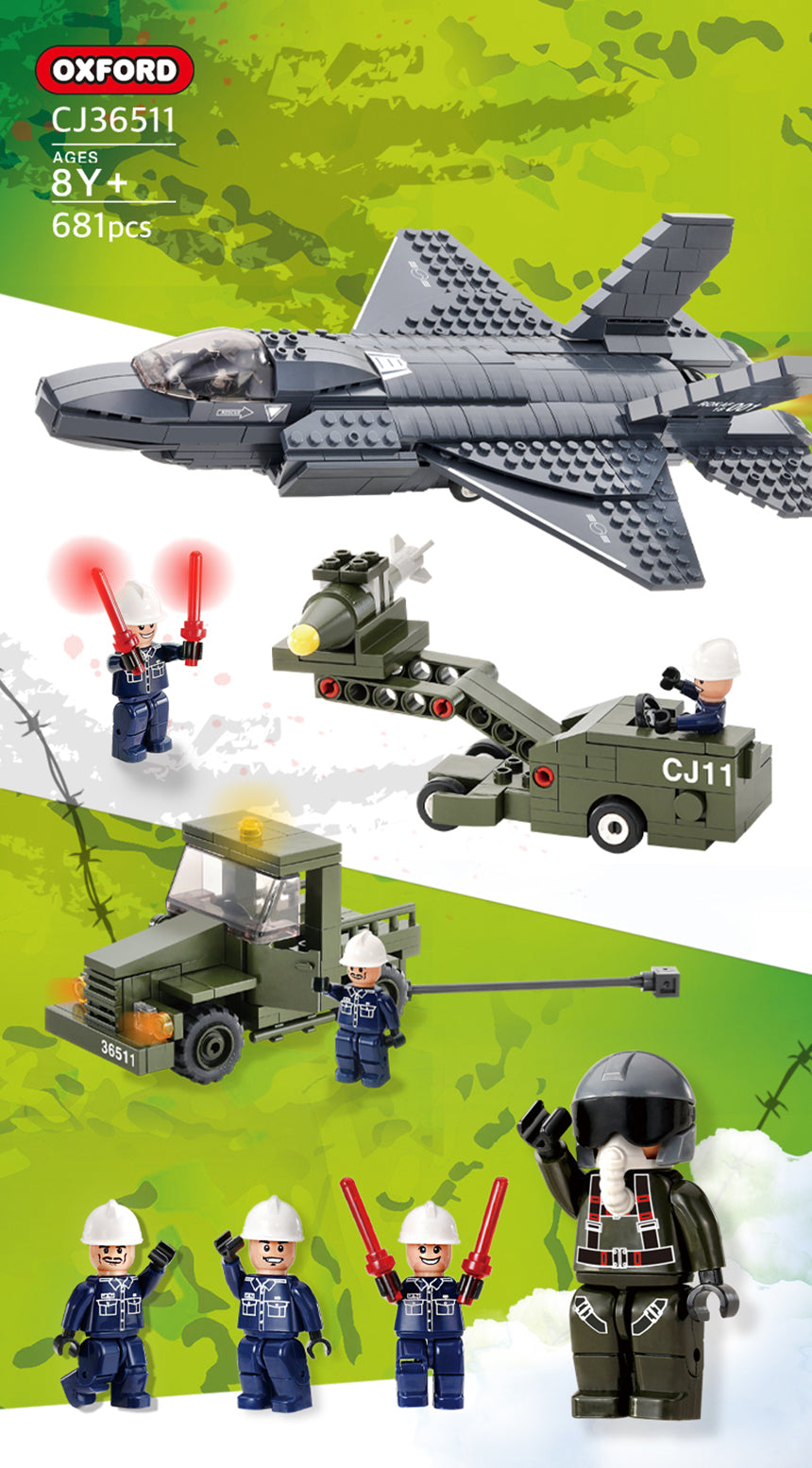 Oxford オックスフォード コブラ 戦闘機中隊 空軍 Cobra Fighter Squadron Air Force CJ36511 ミリタリーブロック玩具