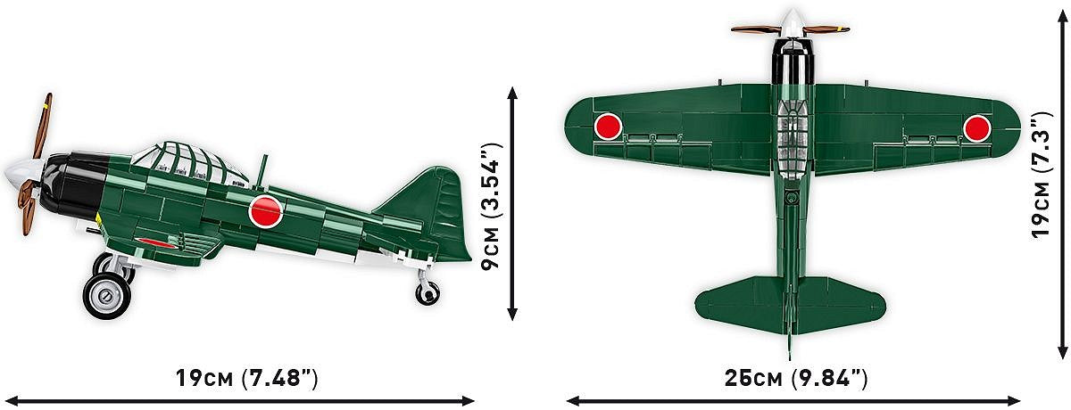 コビー COBI 5861 三菱 零式 零戦 戦闘機 Mitsubishi A6M2 Zero 1/48