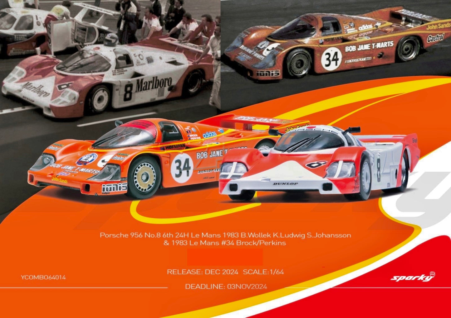 微影 Sparky ポルシェ Porsche 956 24H Le Mans