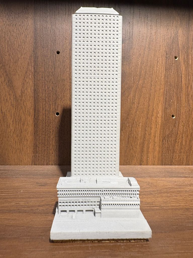 むさじじ 手作りセメント ジオラマ 旧城中環 康樂大廈 怡和大廈 香港建物模型 香港製