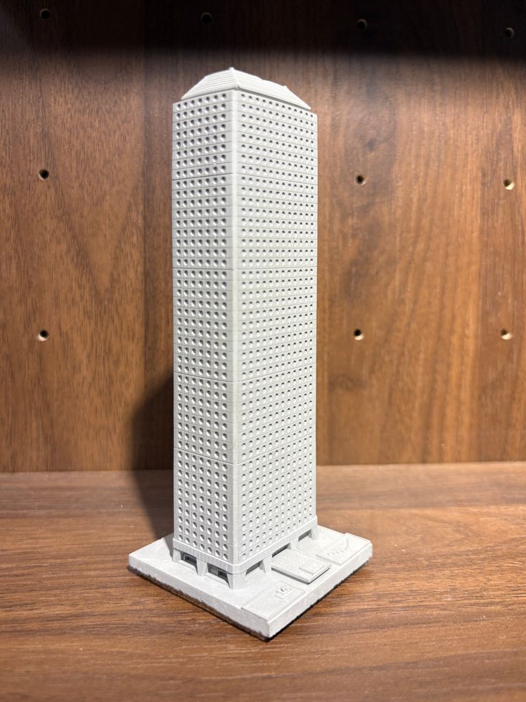 むさじじ 手作りセメント ジオラマ 旧城中環 康樂大廈 怡和大廈 香港建物模型 香港製