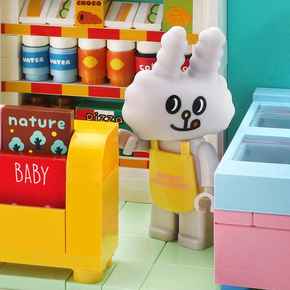 Oxford オックスフォード バニーコンビニ コンビニエンスストア Bunni Konbiny BK3741 ブロック玩具