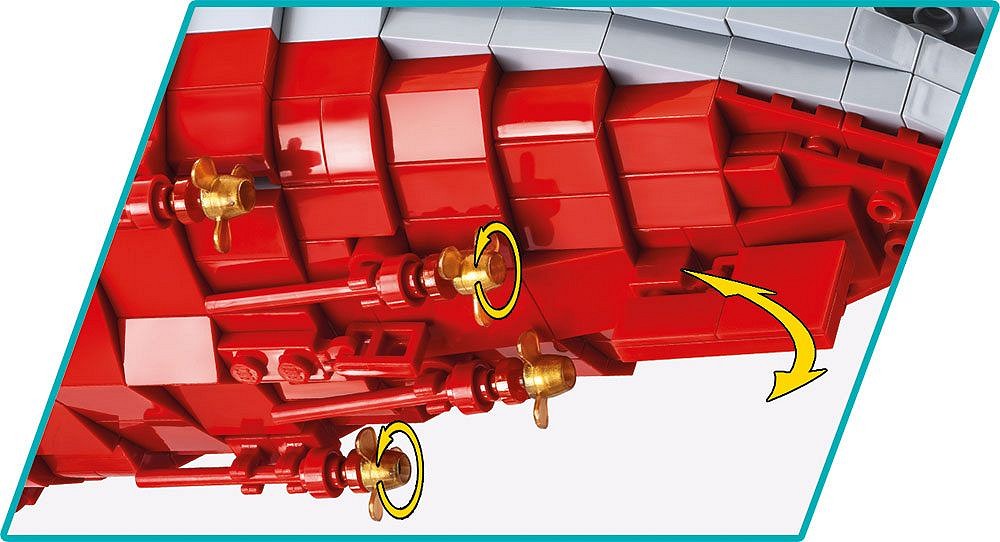 コビー COBI 4833 海軍 軍艦 戦艦 大和 Battleship Yamato 1/300