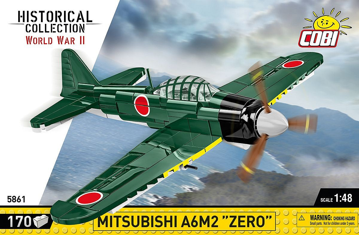 コビー COBI 5861 三菱 零式 零戦 戦闘機 Mitsubishi A6M2 Zero 1/48