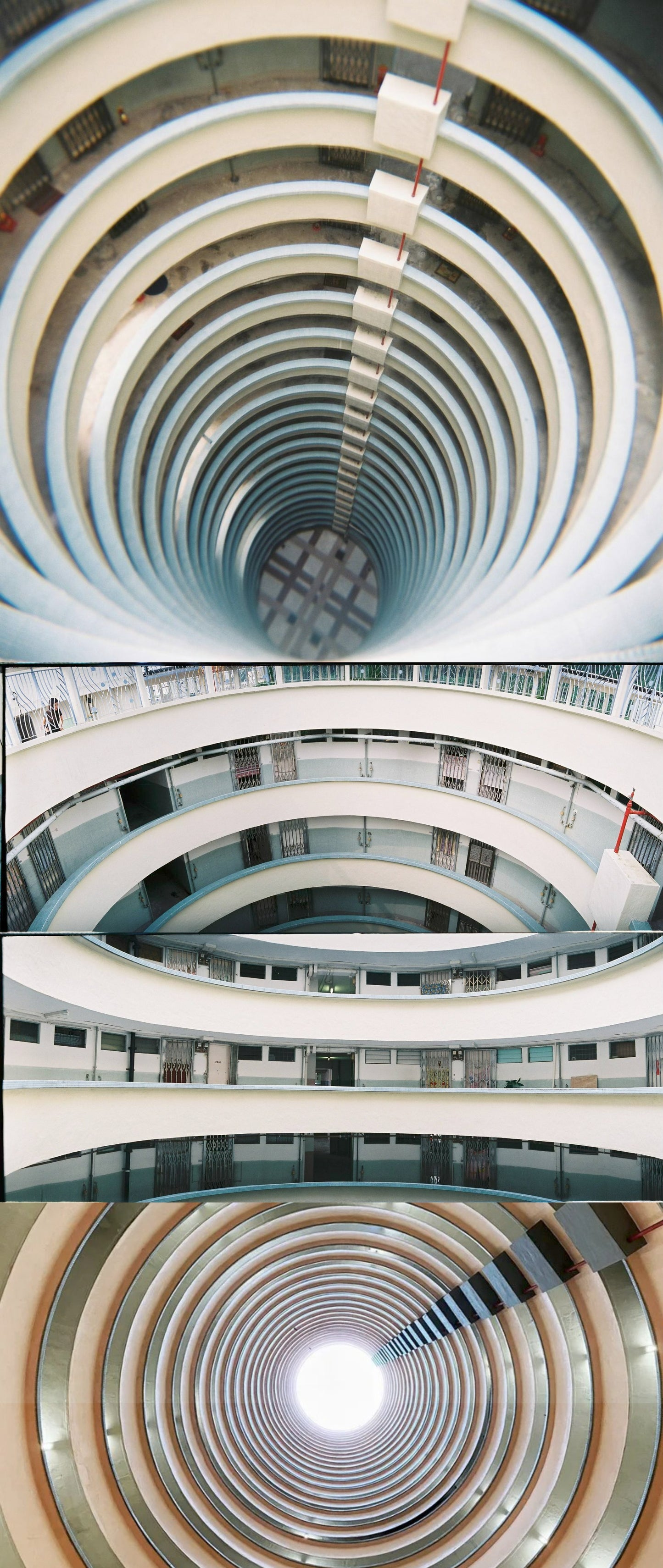 むさじじ 手作りセメント ジオラマ 香港の団地 勵德邨 香港建物模型 香港製