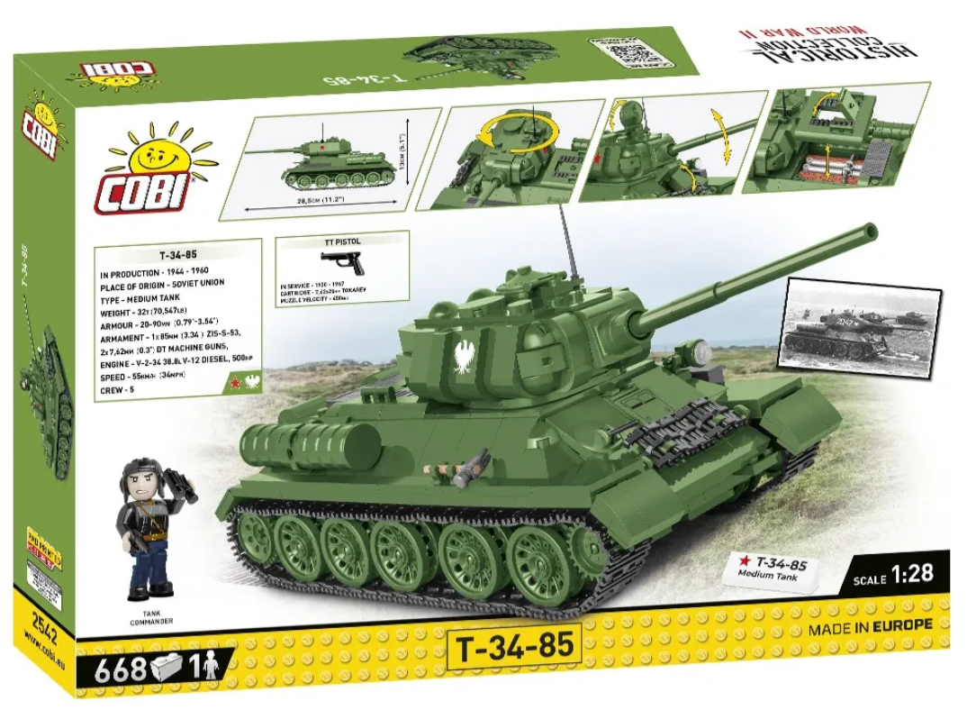 コビー COBI 2542 T-34-85 戦車 1/28