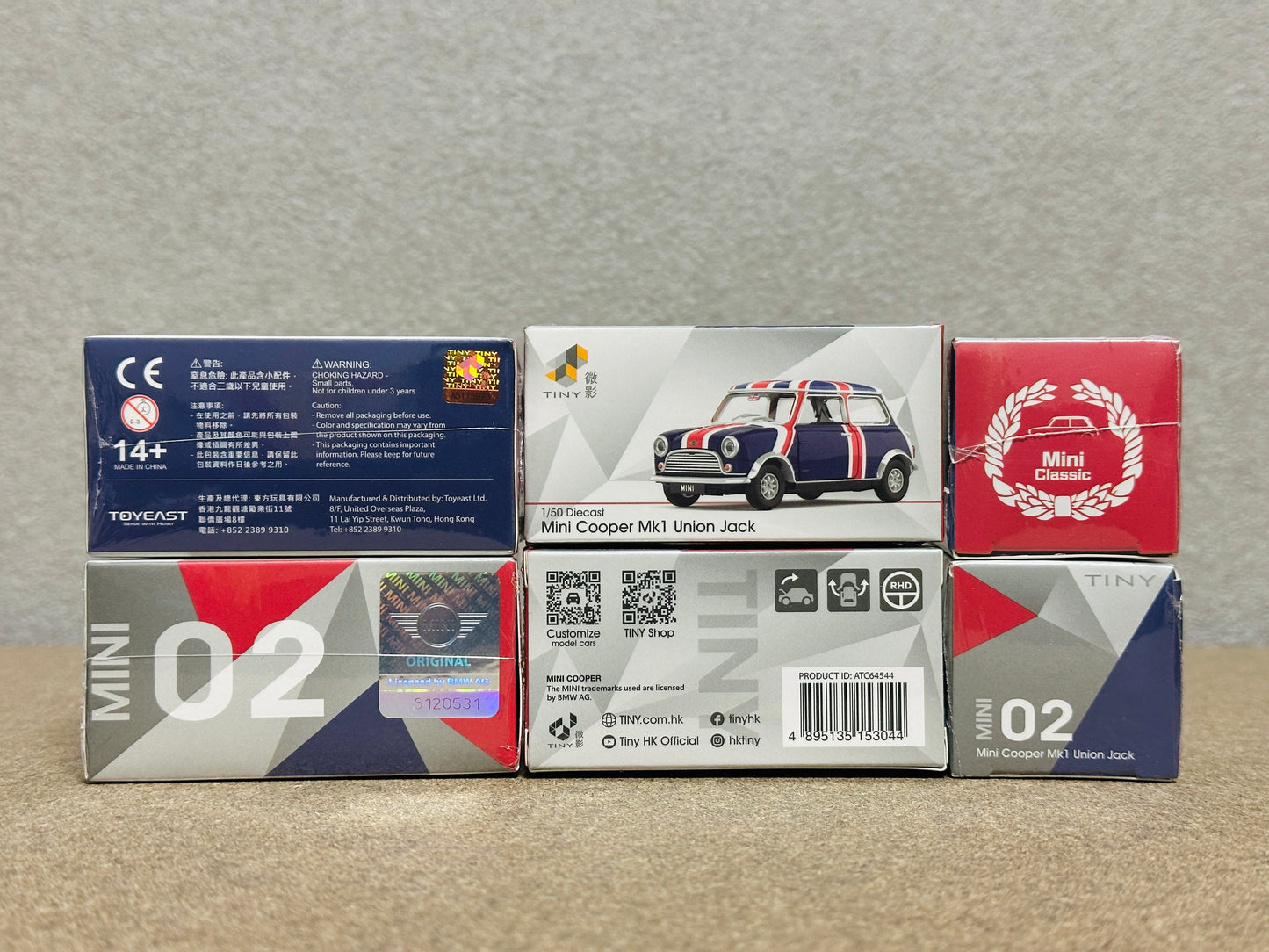 Tiny City 154 MINI 02 Mini Cooper Union Jack ミニクーパー