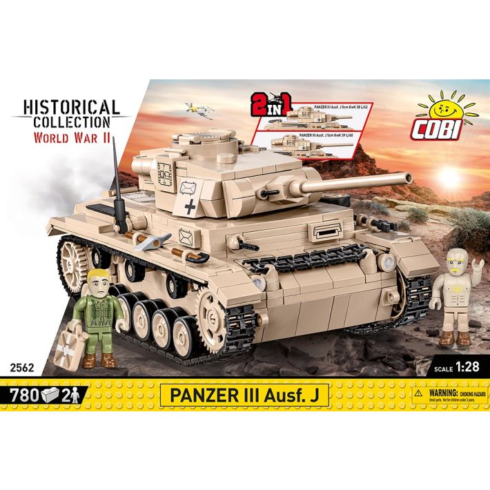 コビー COBI 2562 Panzer III Ausf.J 戦車 1/28