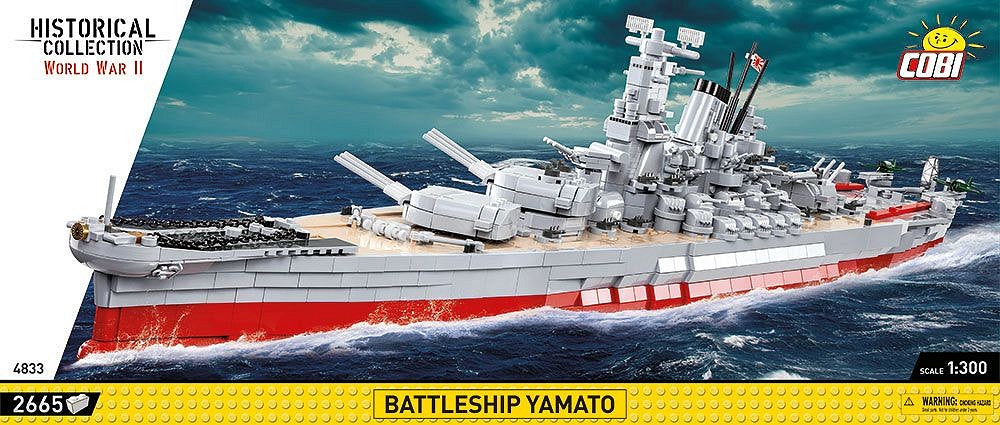 コビー COBI 4833 海軍 軍艦 戦艦 大和 Battleship Yamato 1/300
