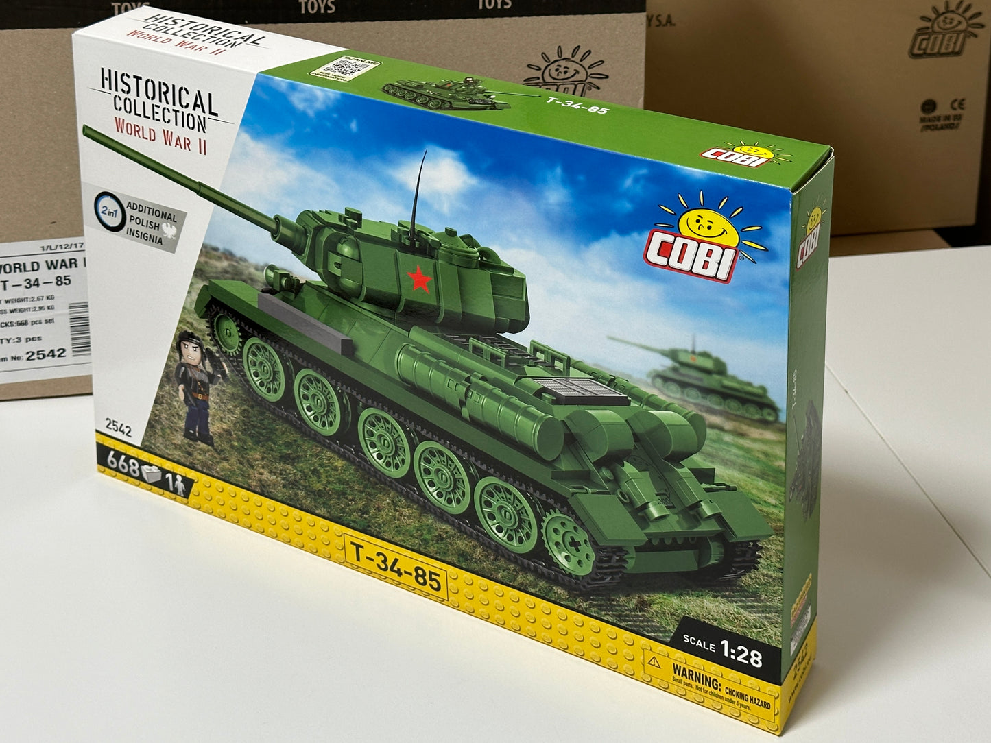 コビー COBI 2542 T-34-85 戦車 1/28