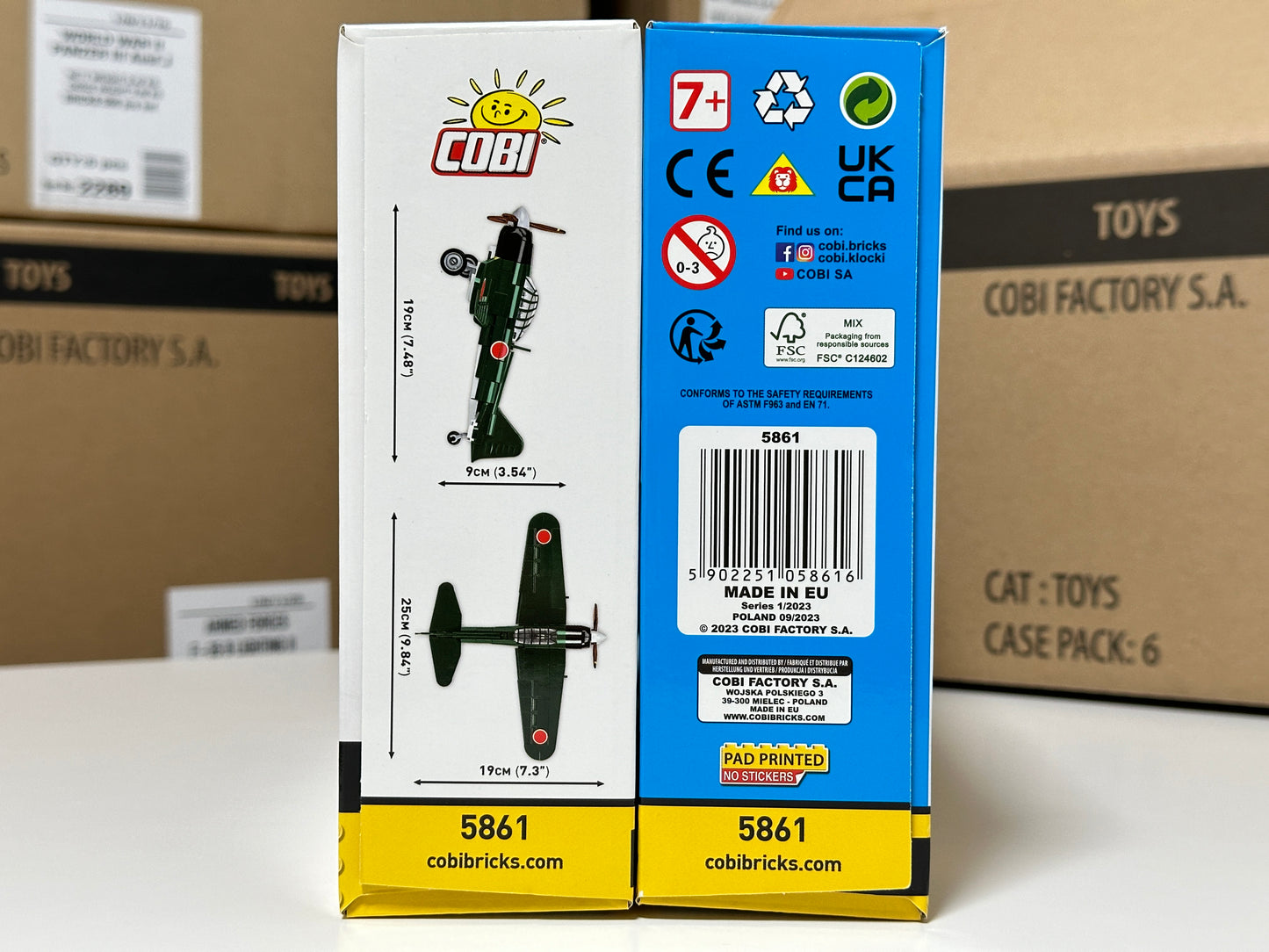 コビー COBI 5861 三菱 零式 零戦 戦闘機 Mitsubishi A6M2 Zero 1/48